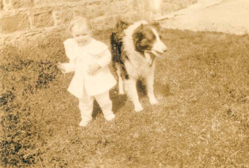 Child with Dog