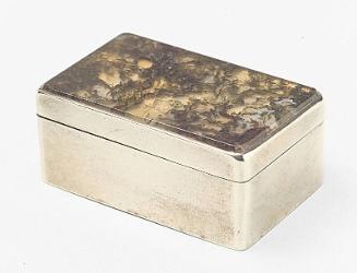 Moss Agate Rectangular Box by William Robb of Ballater. 