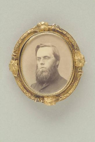 Mourning Portrait and Hair Brooch