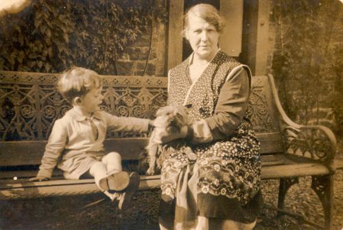 Alexander T. Mackay with Grandmother