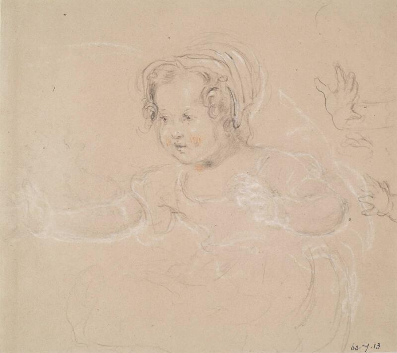 Young Girl - Study for Dick Whittington and His Cat