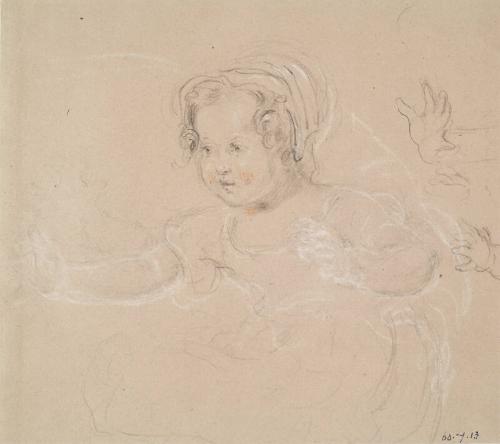 Young Girl - Study for Dick Whittington and His Cat