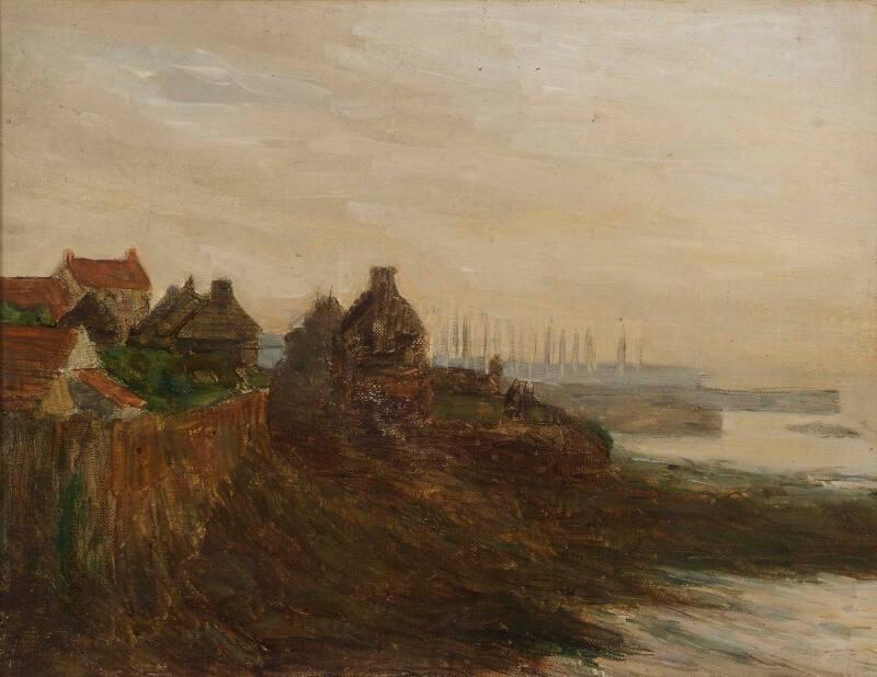 Coast Scene with Harbour