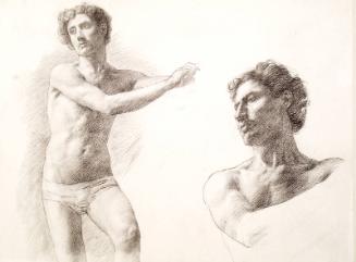 Figure Study and Head of Same