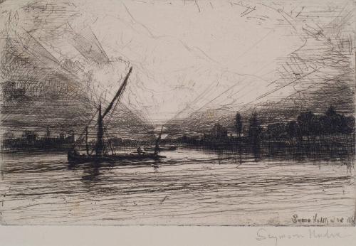 Sunset Over The Thames