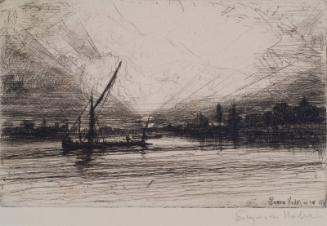 Sunset Over The Thames