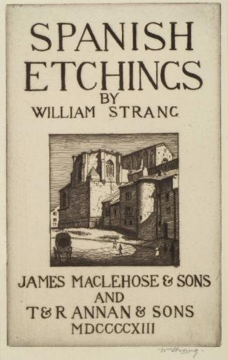 Spanish Etchings - Title Page (San Gil, Burgos)