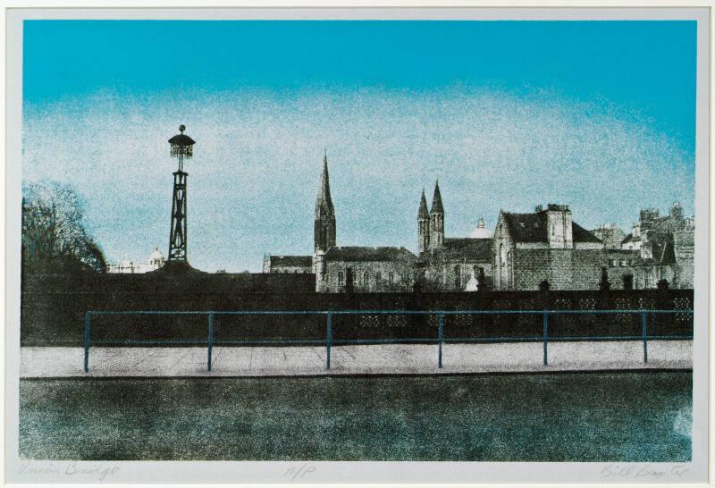 Union Bridge by William P. Baxter
Peacock Visual Arts
1975 - 1999
screenprint on paper
Plat…