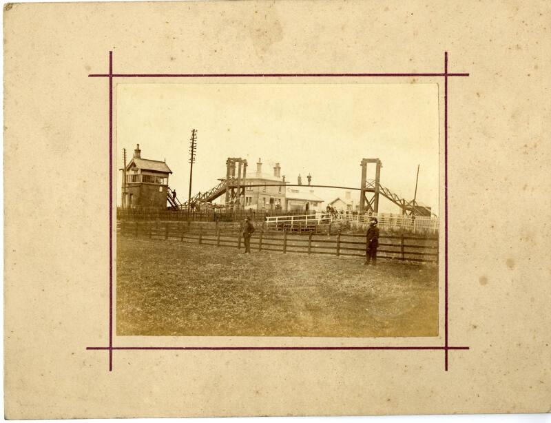 Suspension Bridge Over Railway, Offord, Huntingdon