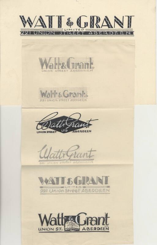 Graphic Drawing for Watt & Grant