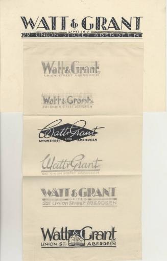 Graphic Drawing for Watt & Grant