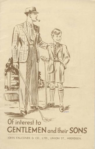 Printed Catalogue of Gents and Boys Clothing from Falconers