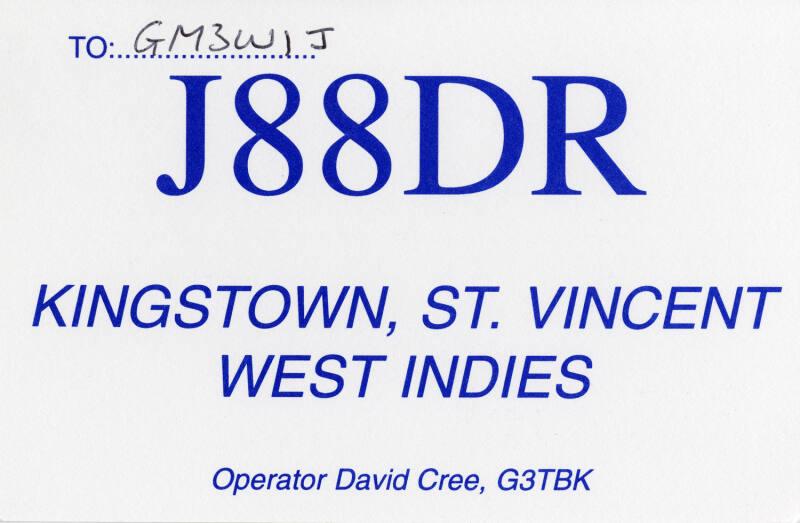 Amateur Radio QSL Card