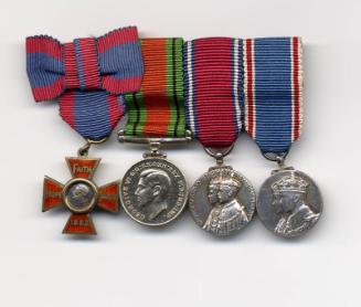 Four Miniature Medals on Clasp