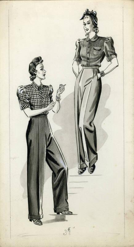 1920s fashion clearance women pants