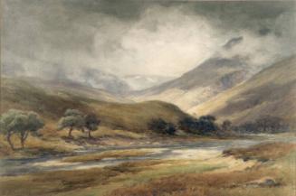 In the Glen Luibeg, Braemar by George Russell Gowans 