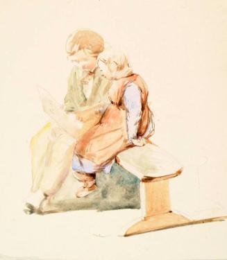 Boy and Girl on a Bench