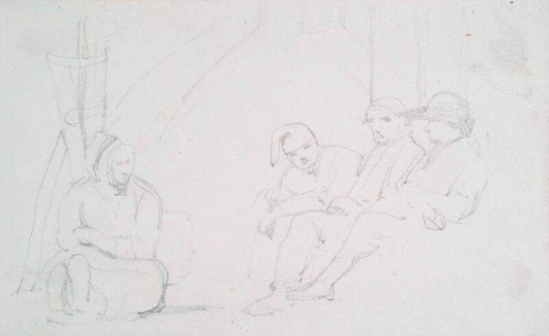 Four Seated Figures