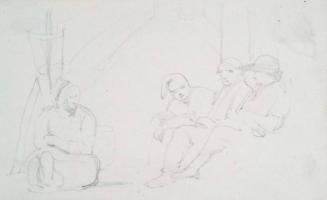 Four Seated Figures