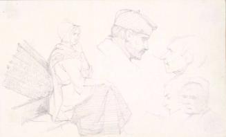 A Fishwife and Studies of Heads