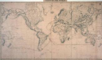 Chart Of The World Showing The Voyages Of Sailing Ships From Britain To Australia