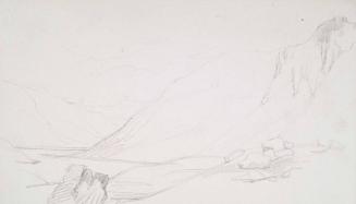 Hillside with Rocks in Foreground