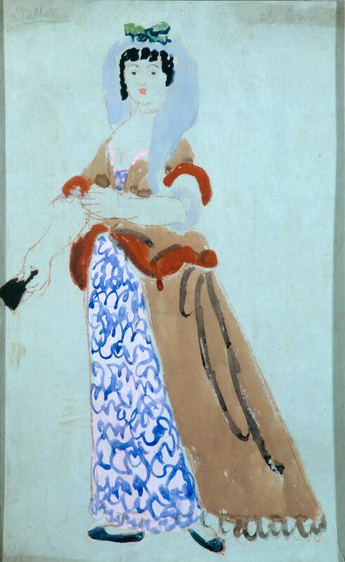 The Enchanted Grove - Court Lady II by Duncan Grant