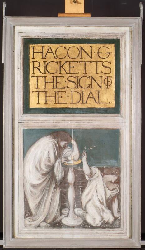 At the Sign of the Dial - Painted Signboard for the Vale Press