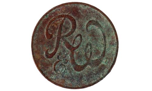 Farthing-size Admission or Gaming Token