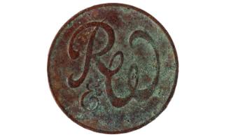 Farthing-size Admission or Gaming Token