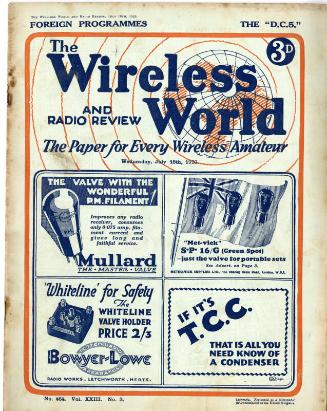 Wireless World, 18th July 1928