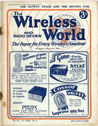 Wireless World, 8th August 1928