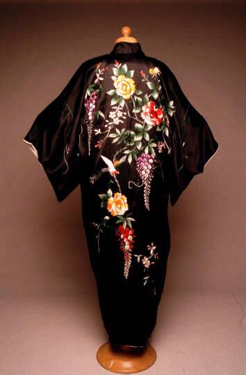 Ladies Black Kimono