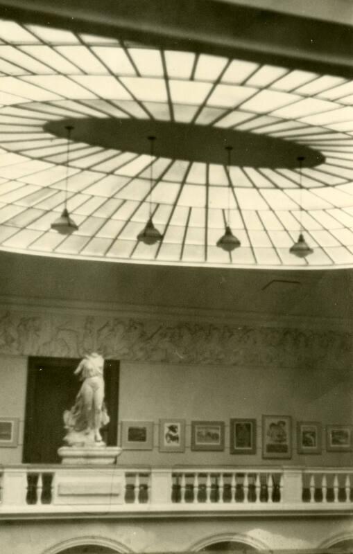 Aberdeen Art Gallery: Views of Plaster Cast on Balcony