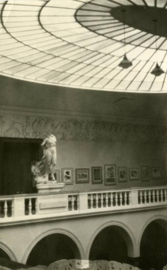 Aberdeen Art Gallery: Views of Plaster Cast on Balcony
