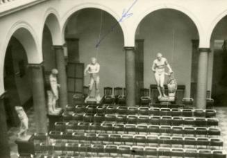 Aberdeen Art Gallery: View of Plaster Casts and Seating in Centre Court
