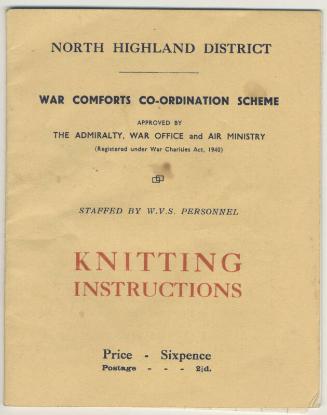 Knitting Instructions Booklet