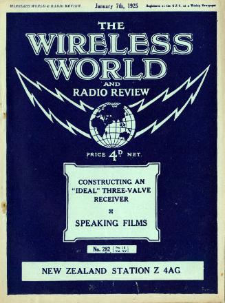 Wireless World, 7th January 1925