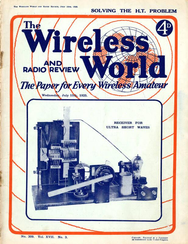 Wireless World, 15th July 1925