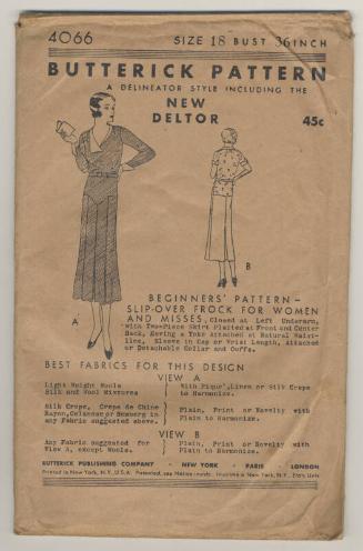 Paper Pattern for Slip Over Frock