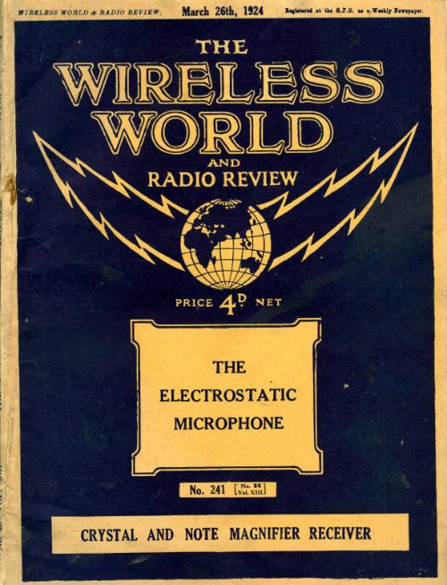 Wireless World, 26th March 1924