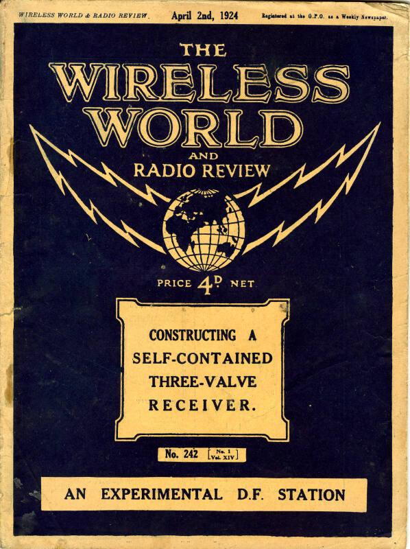 Wireless World, 2nd April 1924