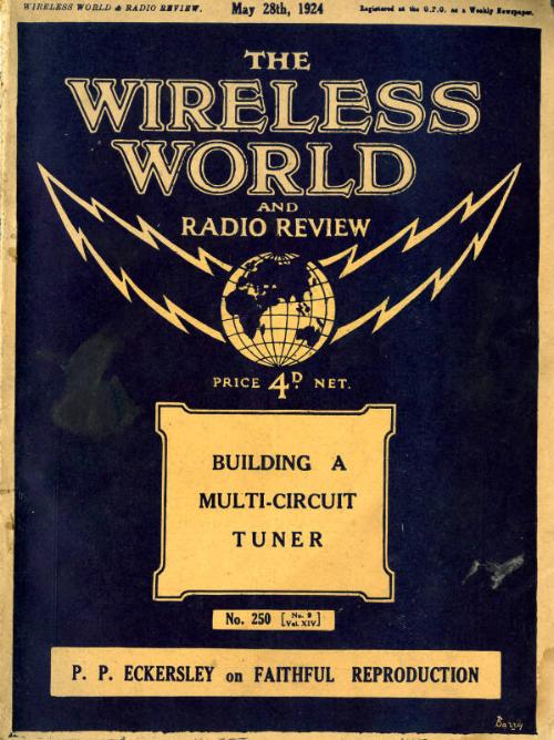 Wireless World, 28th May 1924