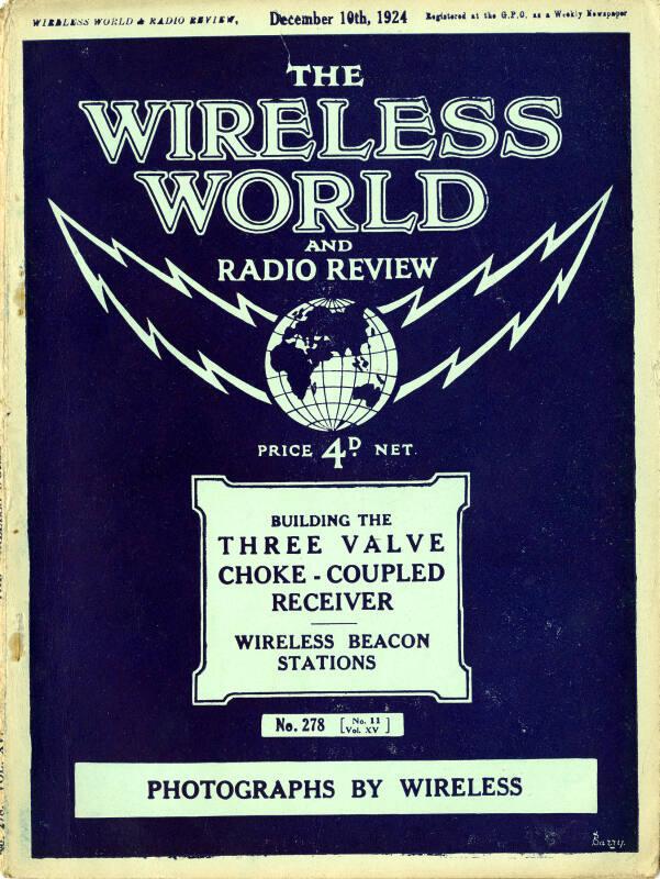 Wireless World, 10th December 1924