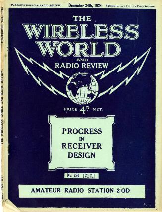 Wireless World, 24th December 1924