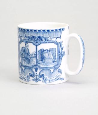 Blue and White Spode Mug