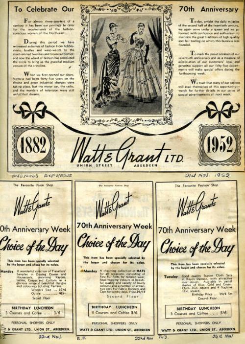 Watt and Grant Album: Classifieds 1947-1955