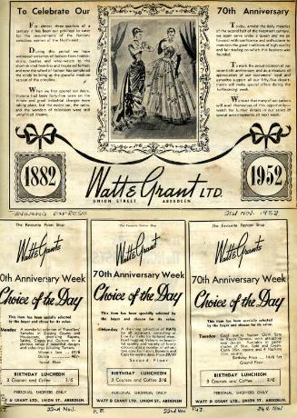 Watt and Grant Album: Classifieds 1947-1955