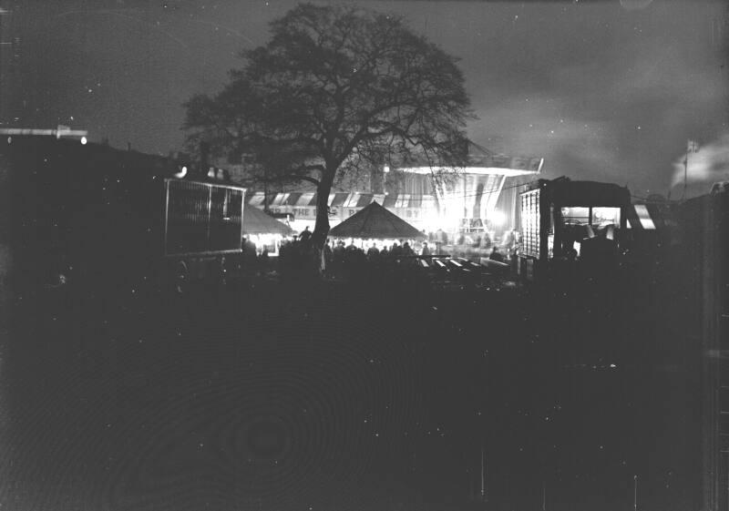 View of codonas carnival near aberdeen beach, on the links.