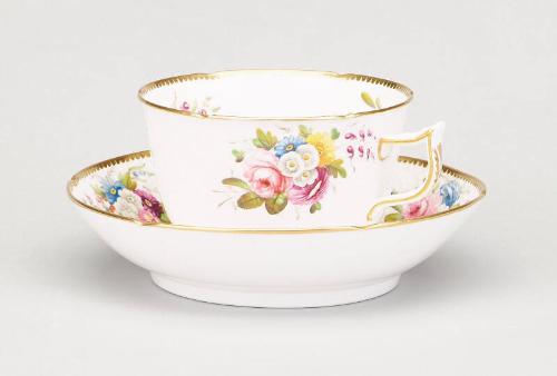 3 Breakfast Cups and Saucers